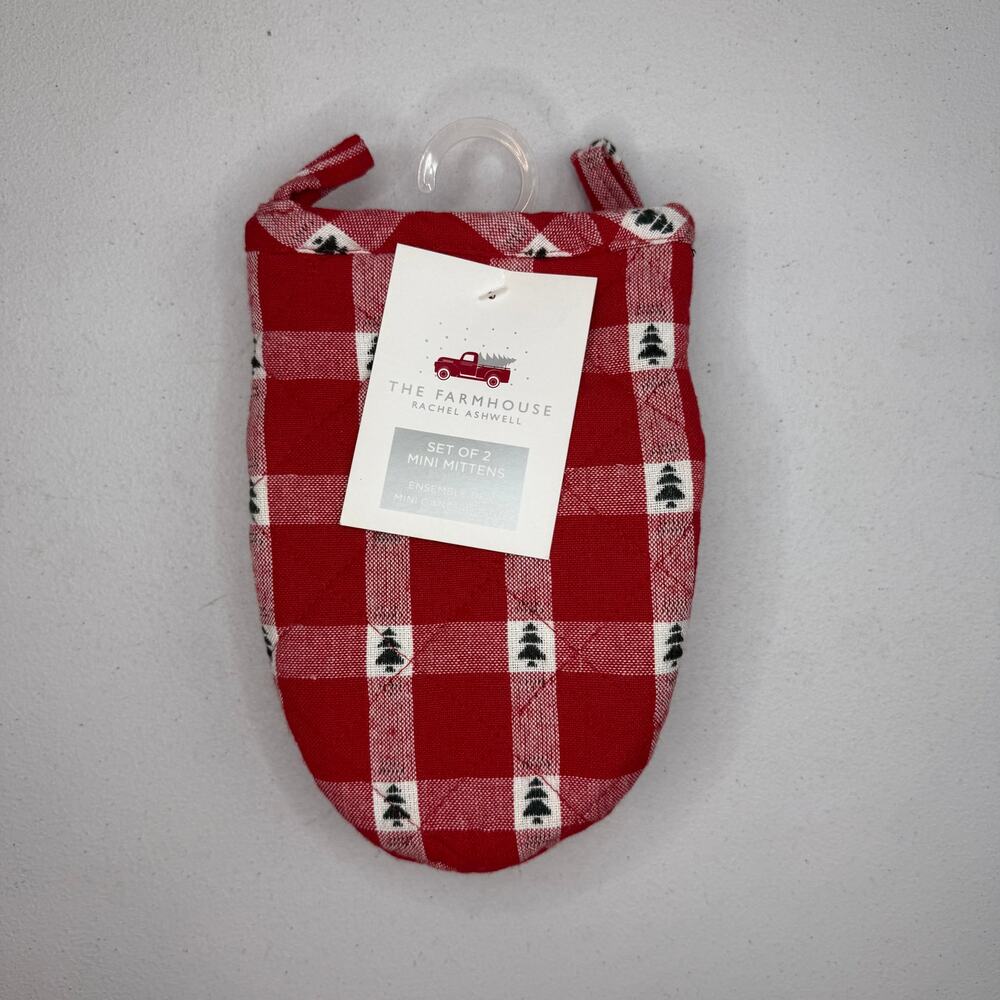 Rachel Ashwell The Farmhouse Mini Oven Mitts – Set of 2